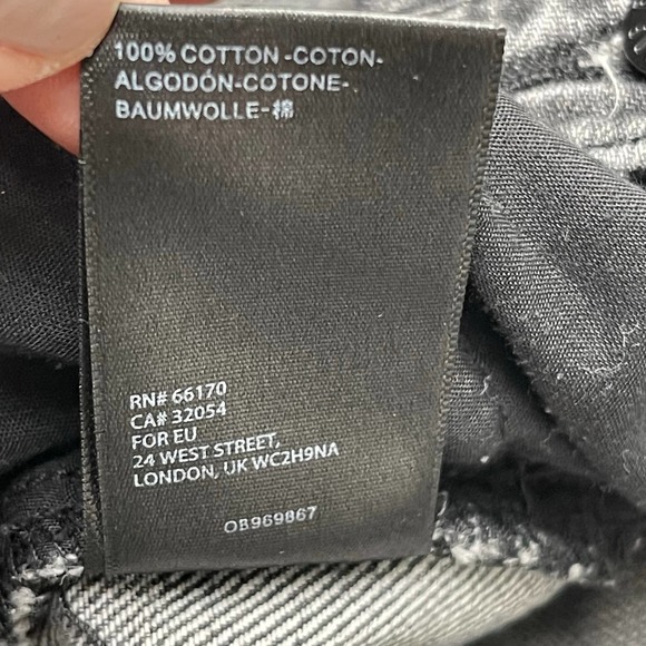 BDG Urban Outfitters Gray Wash Distressed Slim Straight Button Fly Jeans, SZ 30 - Picture 10 of 13